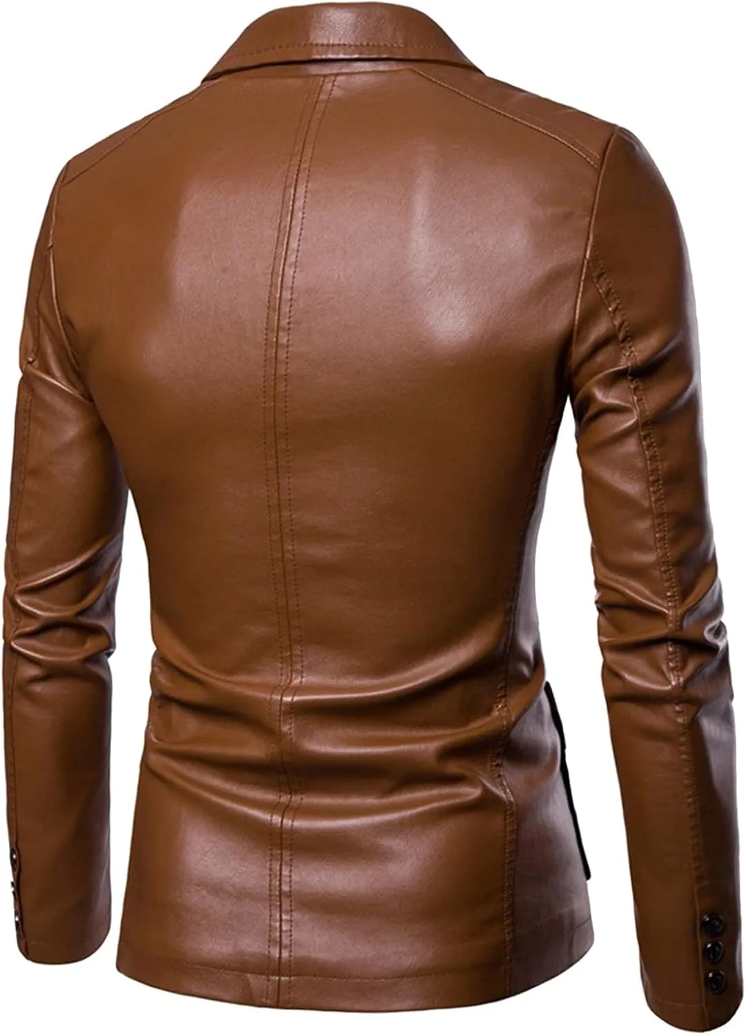 LCMTWX Mens Blazers Mens Casual Autumn and Winter Trend Suit Collar Single Two Buttons Slim Fit Round Hem Wedding Dress