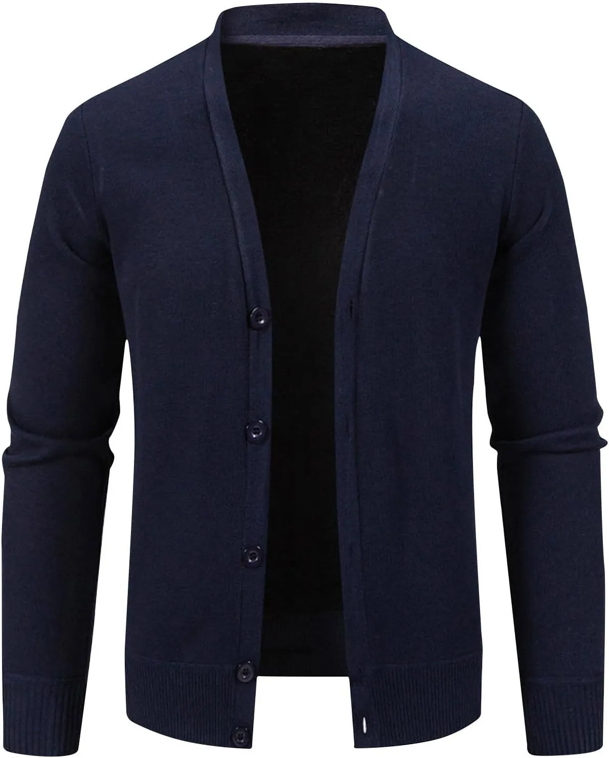 Lightweight Cardigans for Men Casual Knit Sweater Button Down Open Front Cardigan Plus Size Cardigan Sweater
