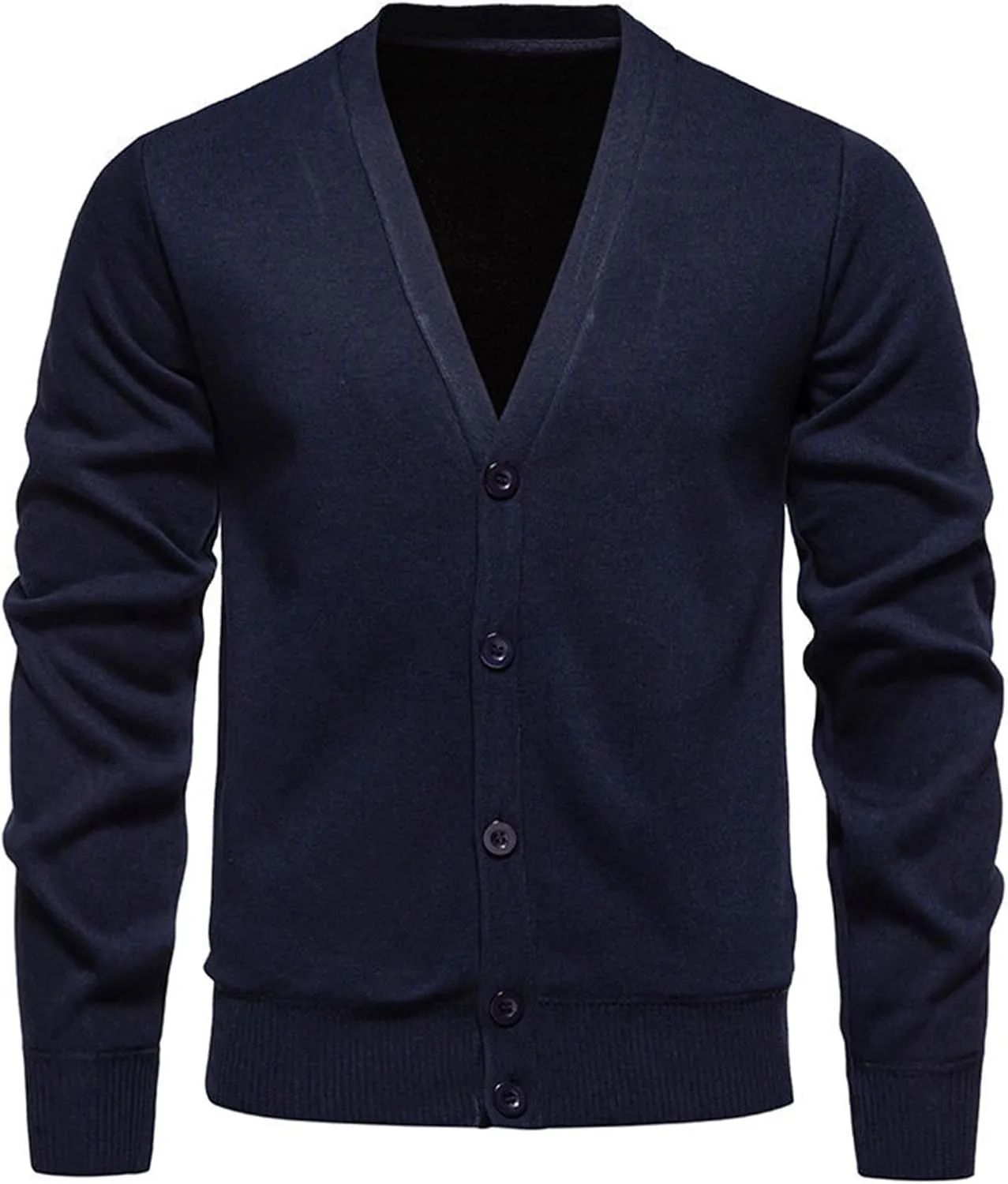 Lightweight Cardigans for Men Casual Knit Sweater Button Down Open Front Cardigan Plus Size Cardigan Sweater