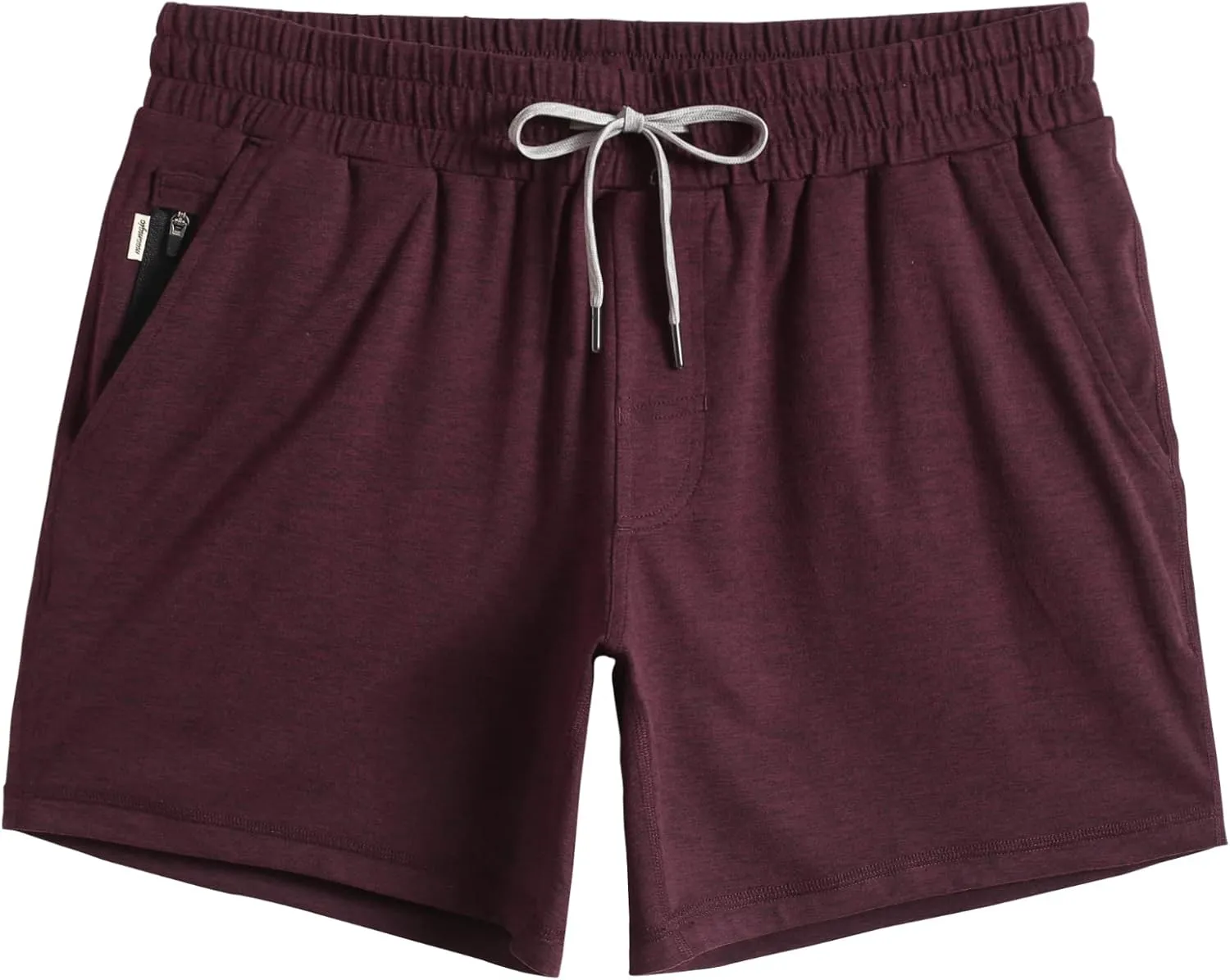 maamgic Mens Workout Shorts 5" Short Shorts Soft Stretch Running Gym Athletic Shorts with Zip Pockets