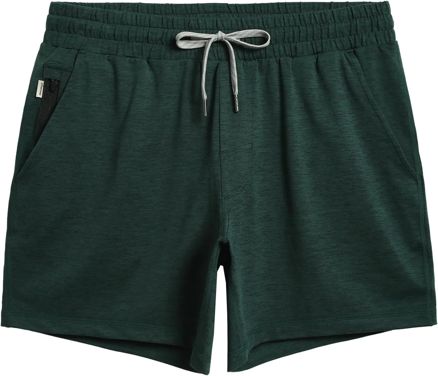 maamgic Mens Workout Shorts 5" Short Shorts Soft Stretch Running Gym Athletic Shorts with Zip Pockets