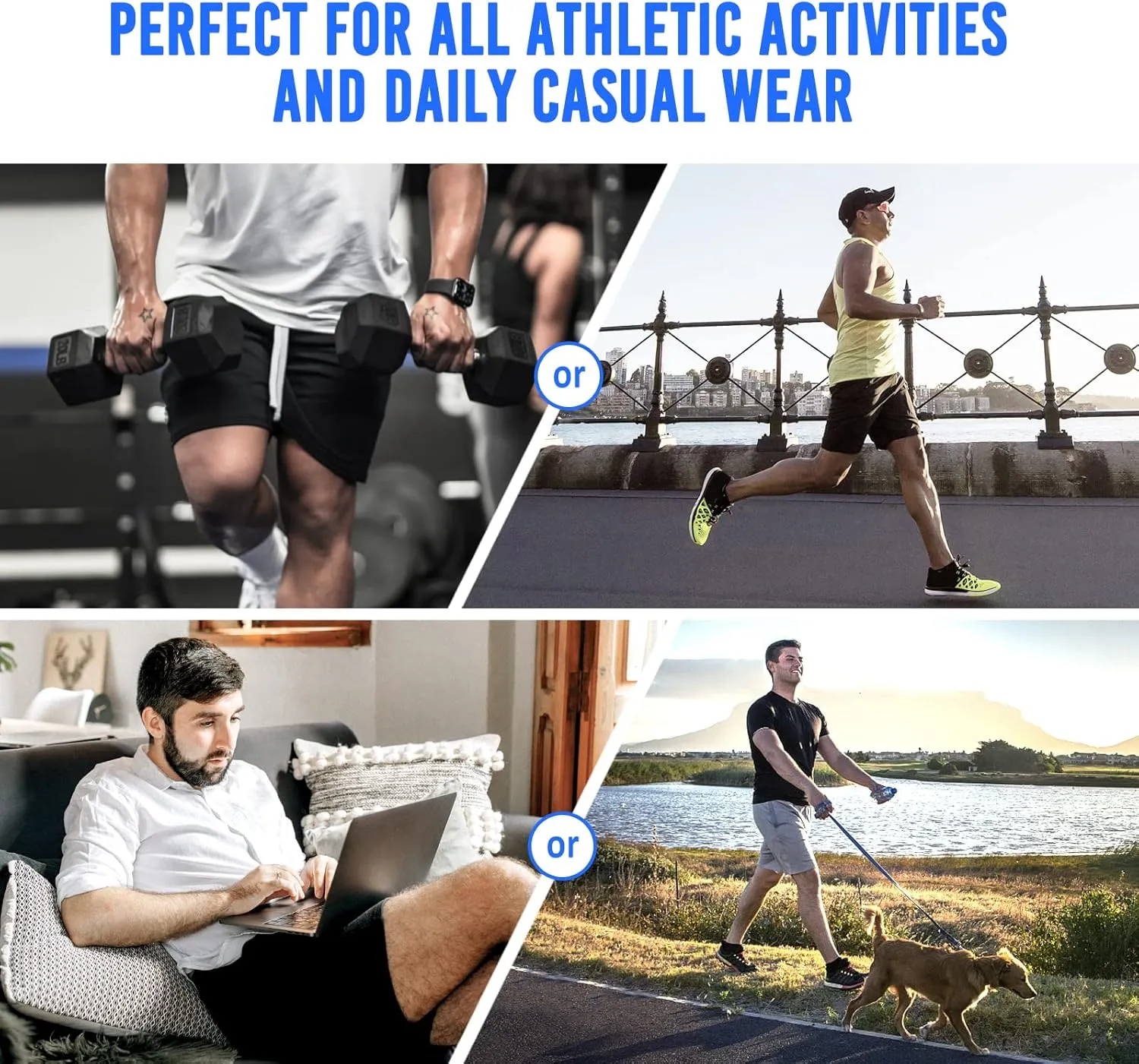 maamgic Mens Workout Shorts 5" Short Shorts Soft Stretch Running Gym Athletic Shorts with Zip Pockets