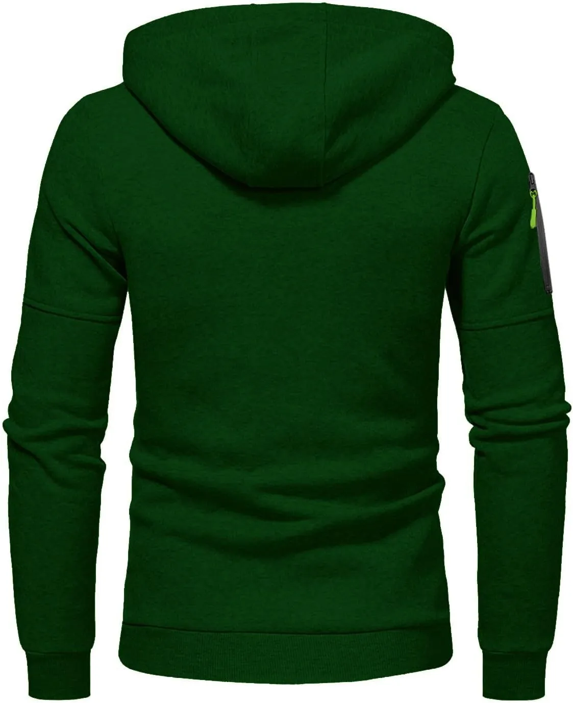 Men Hoodies Casual Hoodies for Men Full Zip Long Sleeve Sweatshirt Sports Hooded Work Jacket Tops with Zip Pockets