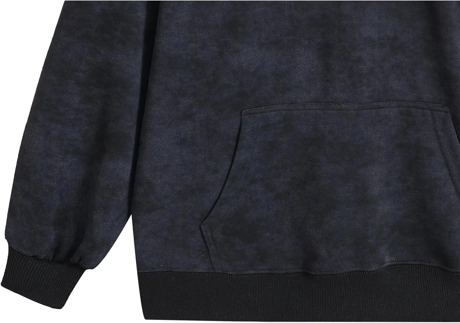 Men Oversized Tie Dye Hooded Sweatshirt Unisex Embossed Letter Hoodies
