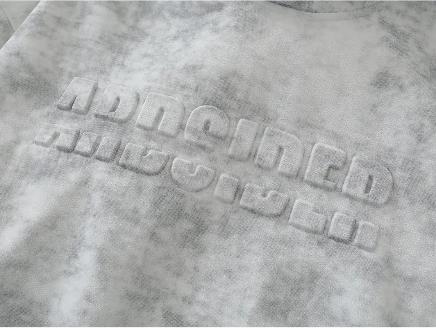 Men Oversized Tie Dye Hooded Sweatshirt Unisex Embossed Letter Hoodies