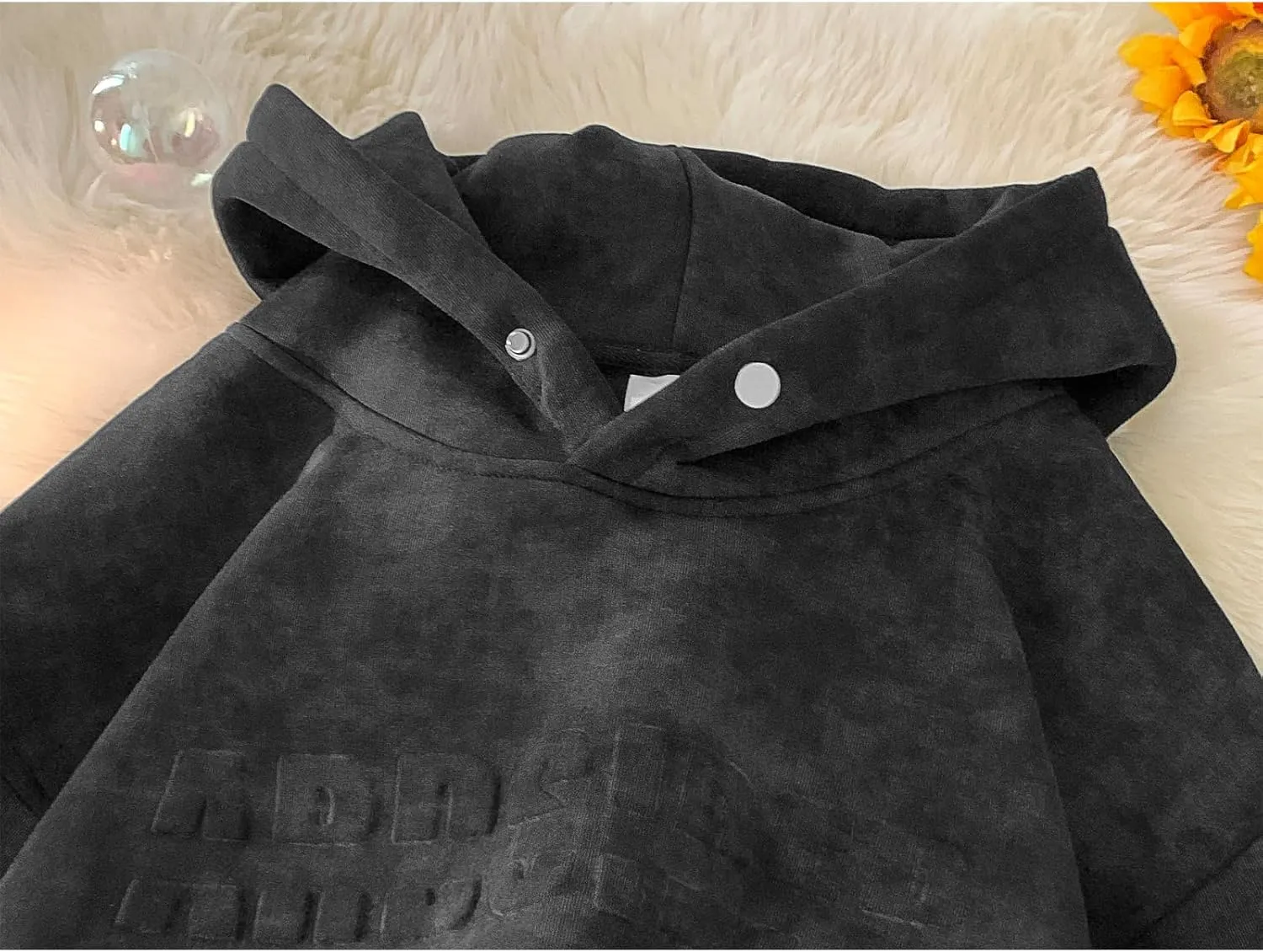 Men Oversized Tie Dye Hooded Sweatshirt Unisex Embossed Letter Hoodies