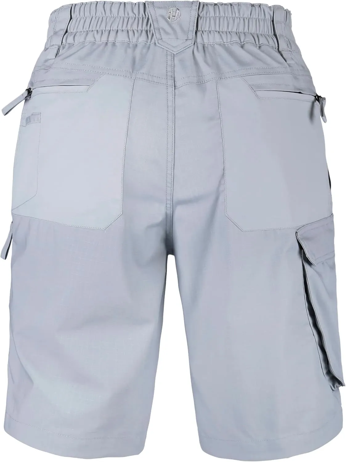Men's Cargo Shorts Stretch Waist Lightweight Work Shorts Ripstop Tactical Shorts for Hiking, Military, Hunting