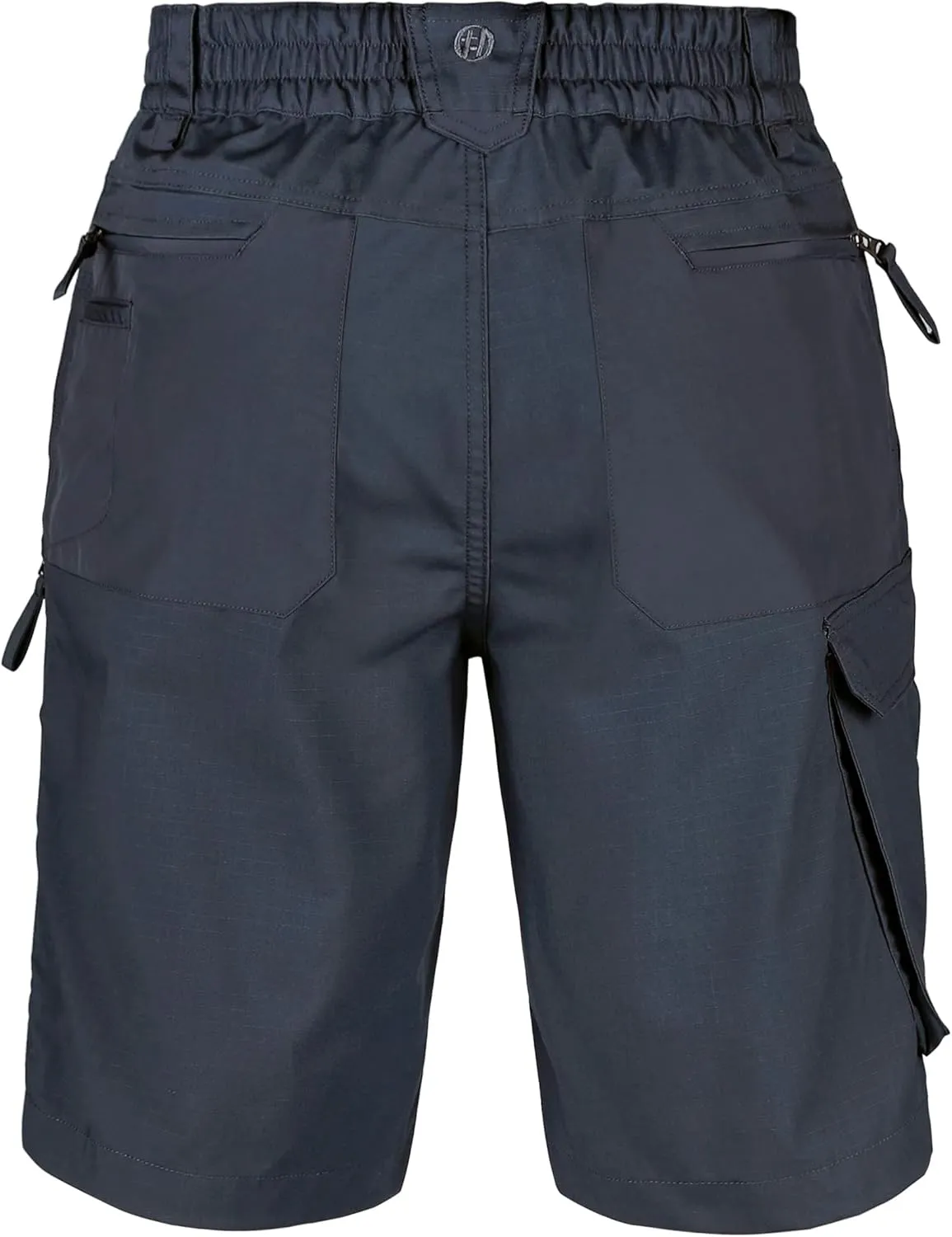 Men's Cargo Shorts Stretch Waist Lightweight Work Shorts Ripstop Tactical Shorts for Hiking, Military, Hunting