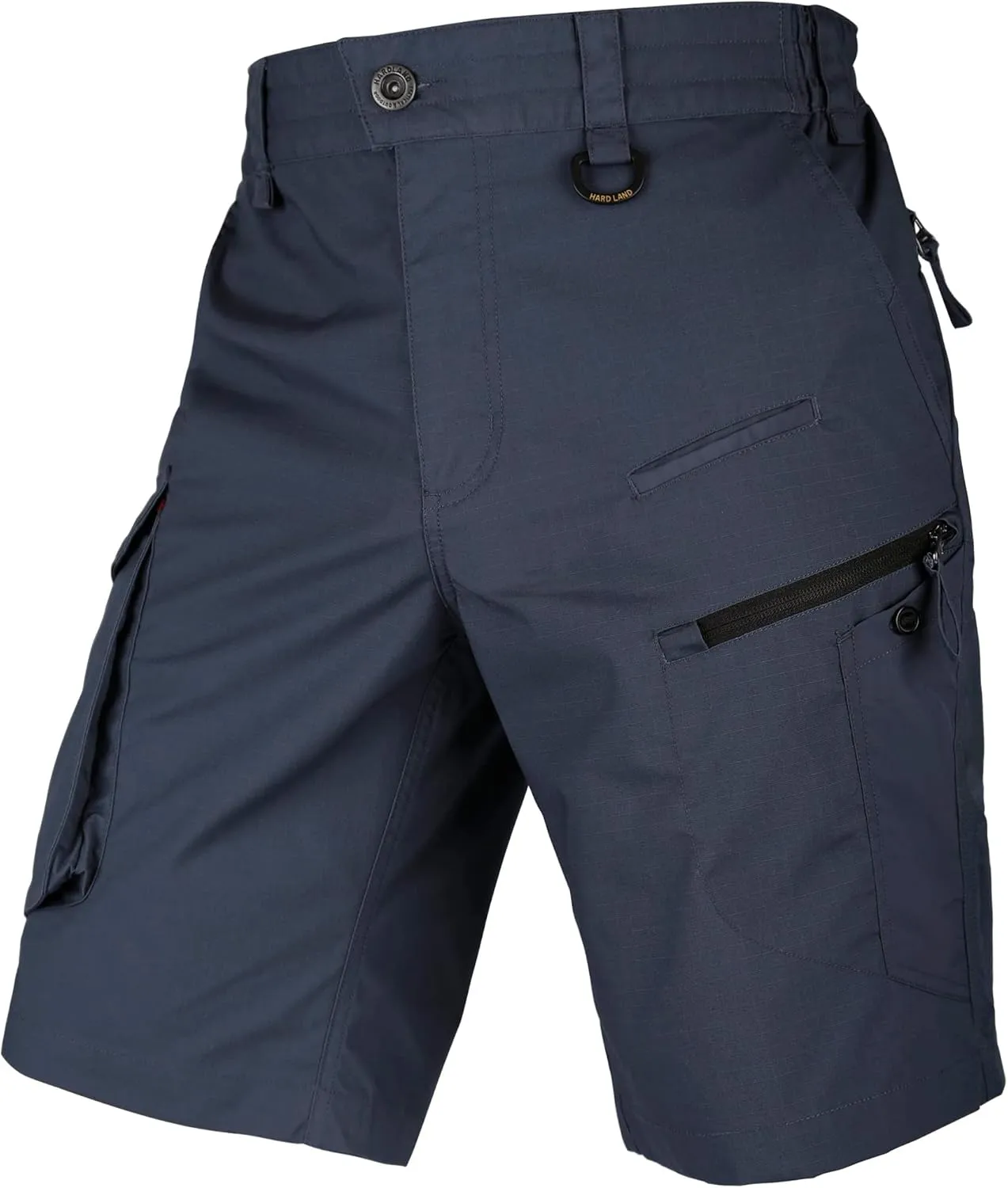Men's Cargo Shorts Stretch Waist Lightweight Work Shorts Ripstop Tactical Shorts for Hiking, Military, Hunting