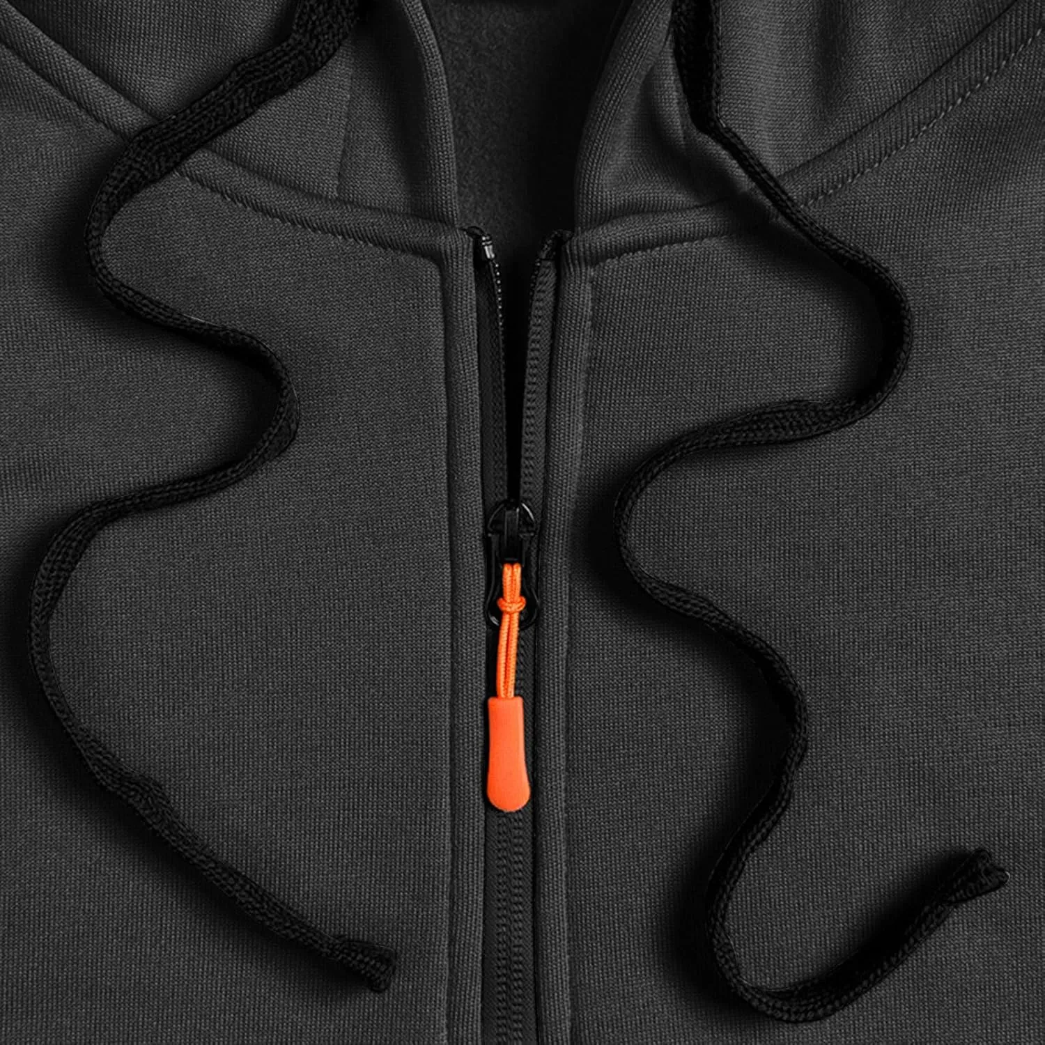 Mens Hoodies Zip Up, Casual Hoodies for Men with Pockets Full Zip Long Sleeve Sweatshirt Sports Hooded Jacket