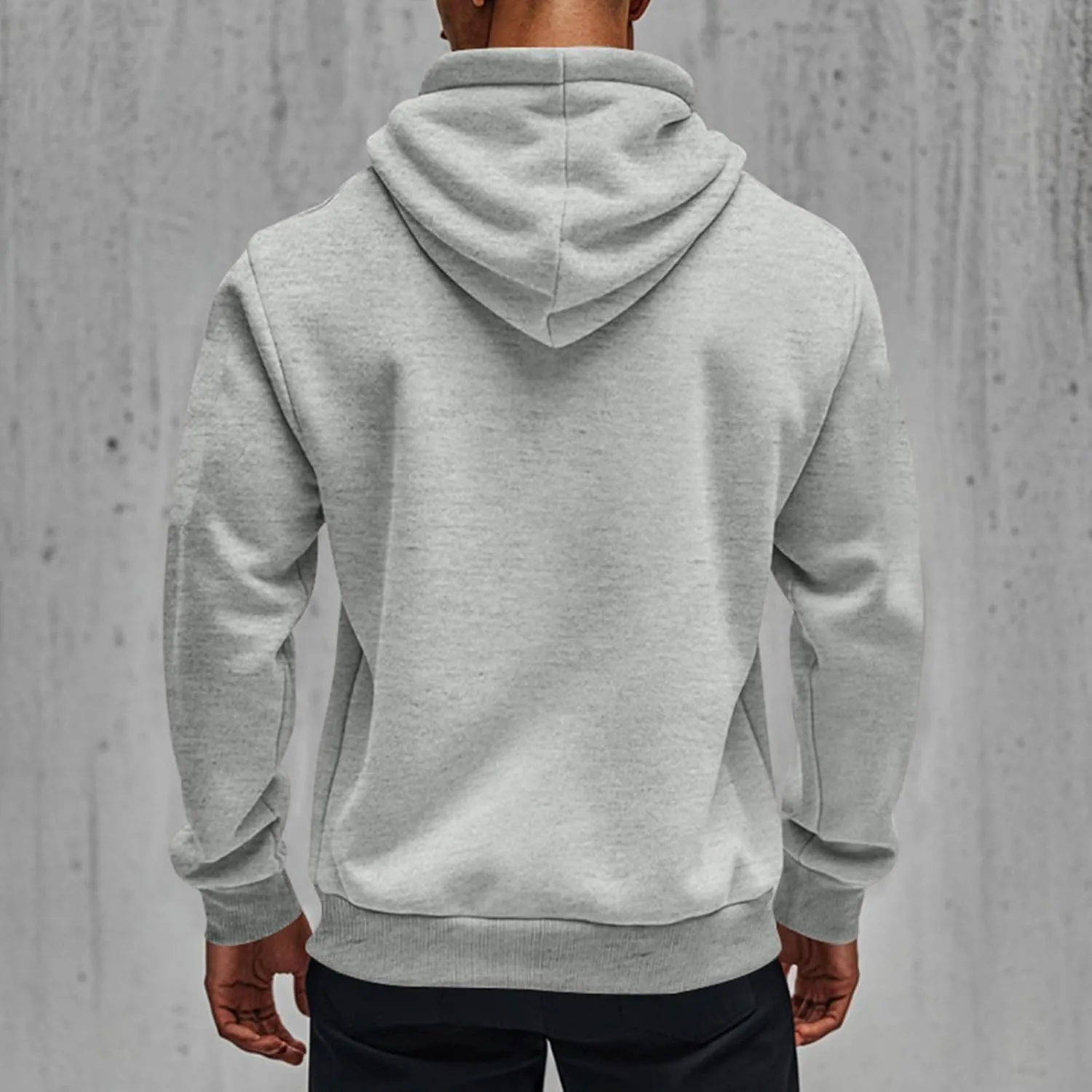 Mens Hoodies Zip Up, Casual Hoodies for Men with Pockets Full Zip Long Sleeve Sweatshirt Sports Hooded Jacket