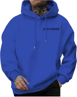 Men's Novelty Color Block Pullover Fleece Hoodies Workout Fit Cotton Blend Hooded Sweatshirts Casual Active Hoodie