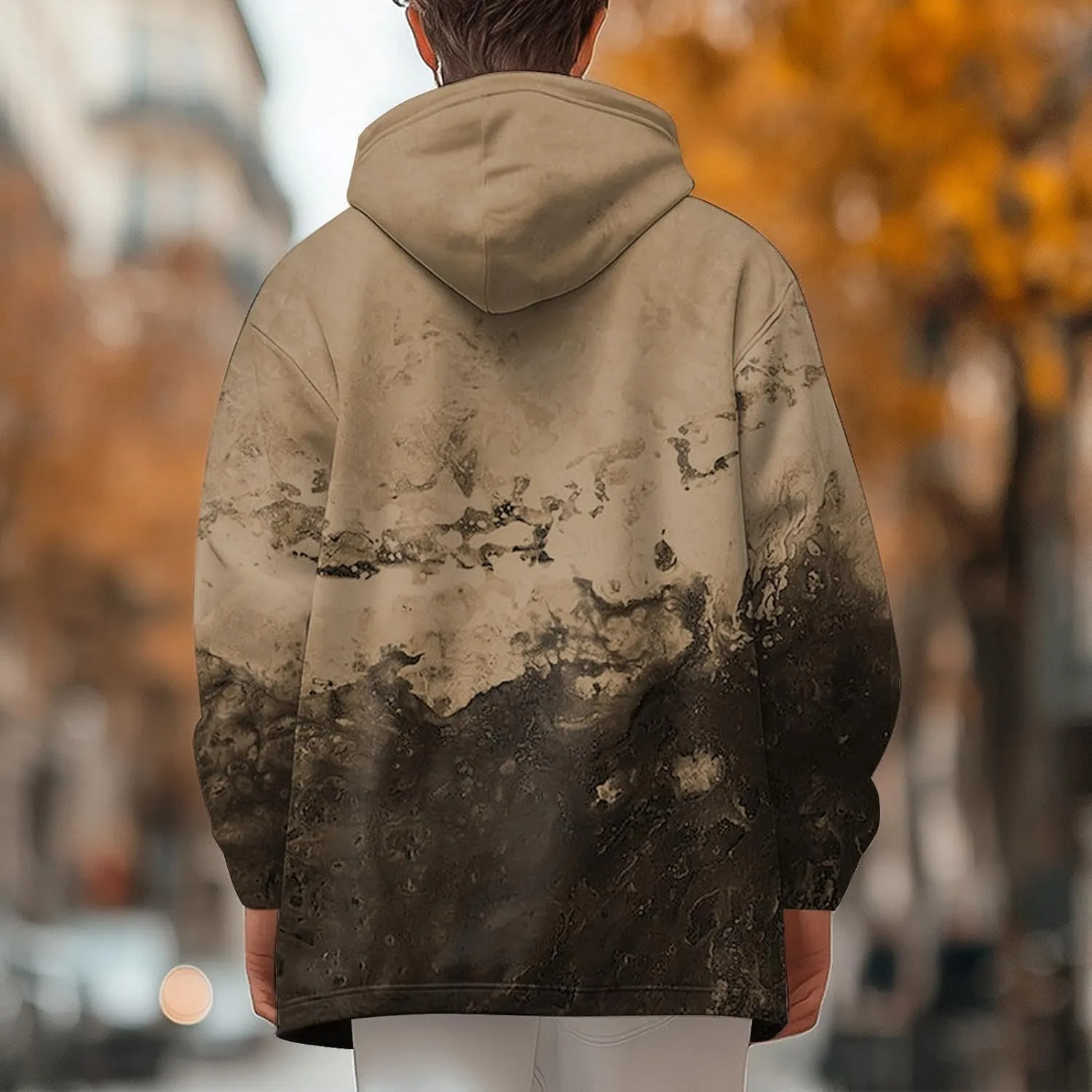 Mens Sherpa Lined Hoodie Full-Zip Winter Warm Hooded Heavyweight Thermal Fleece Sweatshirt