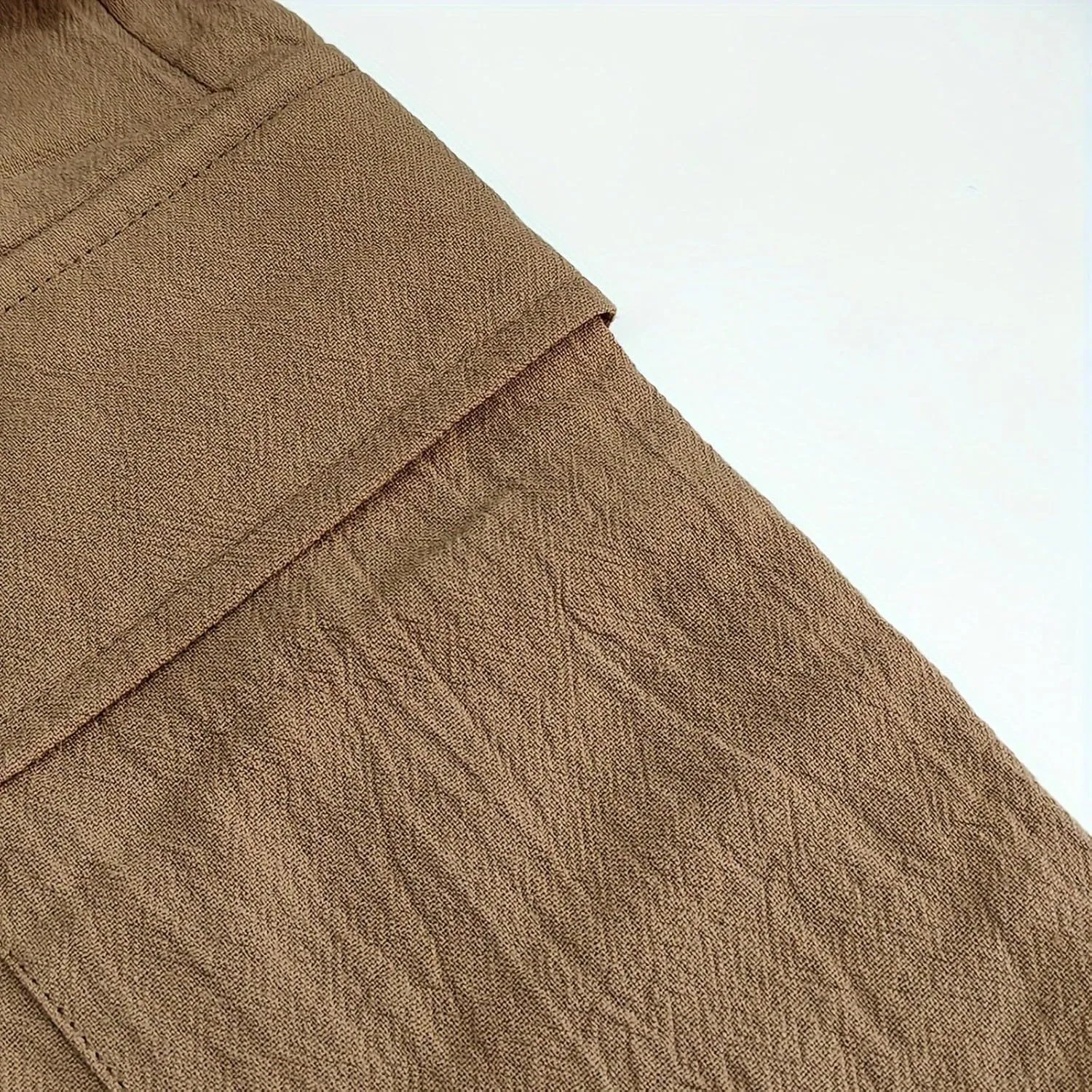 Men's Shorts Casual Cotton Stretch Drawstring Summer Beach Chino Golf Shorts with Pockets