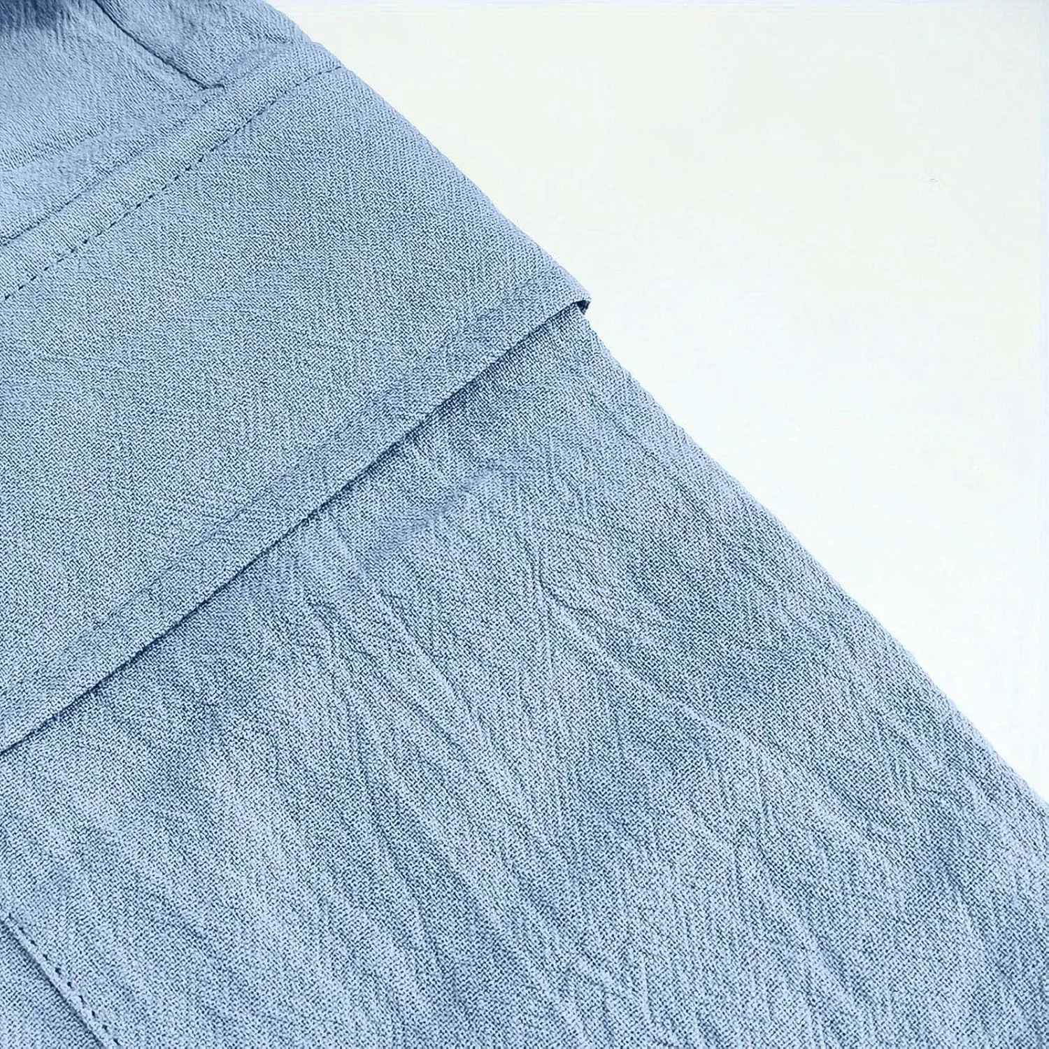 Men's Shorts Casual Cotton Stretch Drawstring Summer Beach Chino Golf Shorts with Pockets