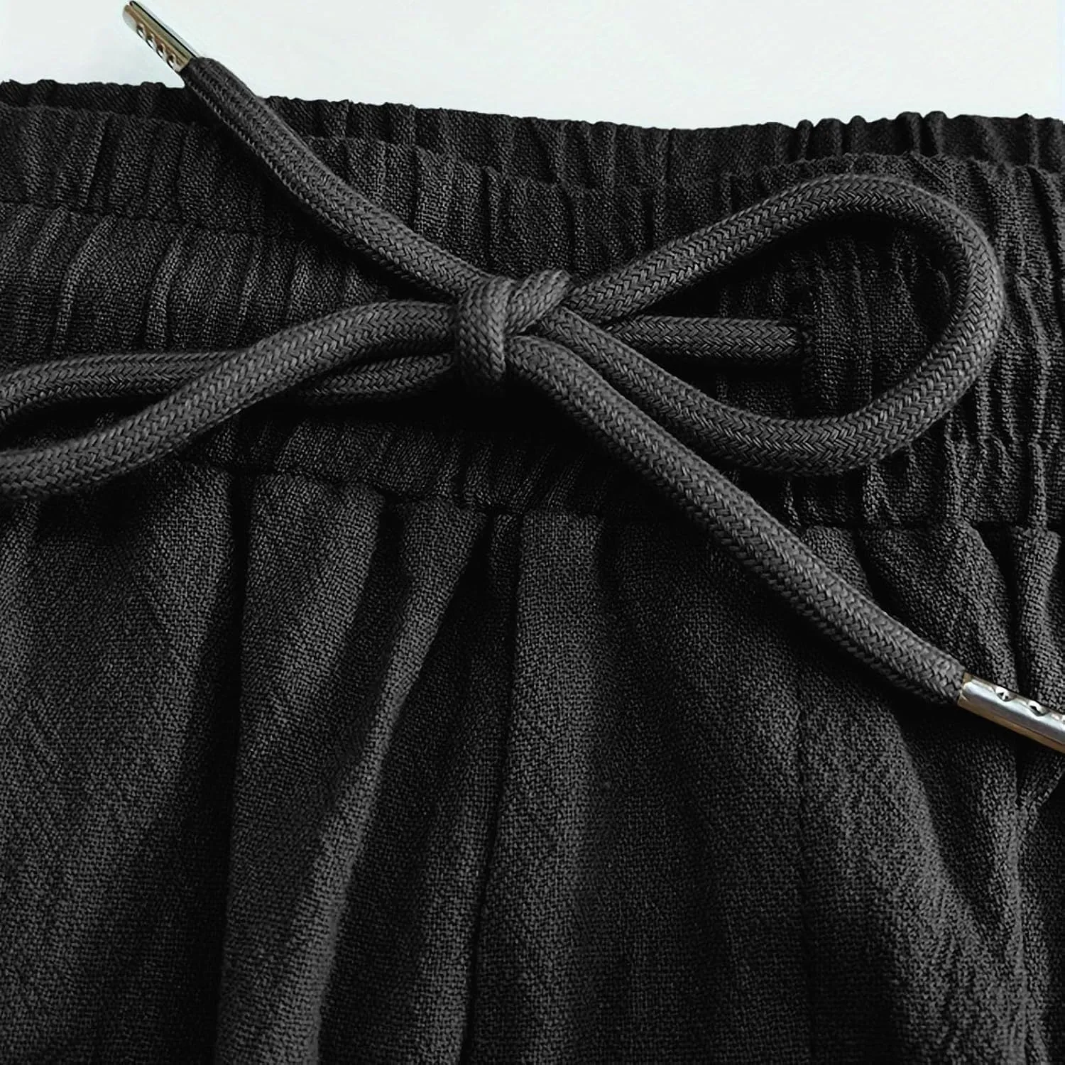 Men's Shorts Casual Cotton Stretch Drawstring Summer Beach Chino Golf Shorts with Pockets