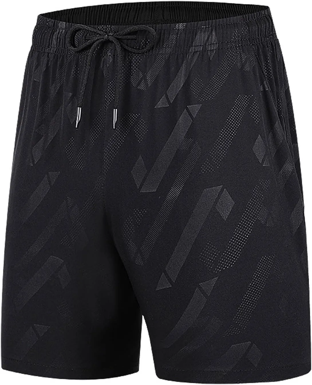Mens Shorts Trendy Printing Summer Sporty Shorts Lightweight Quick Dry Athletic Short Training Running Jogger Shorts