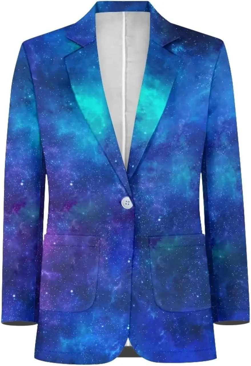 Men's Sport Coats & Blazers 1-Button Notched Lapel Casual Blazer Plus Size Suit Jacket Business Jacket with Pocket