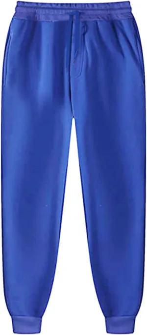 Mens Sporty Jogger Sweatpants Oversized Hip Hop Gym Athletic Pants Big and Tall Comfy Work Trousers