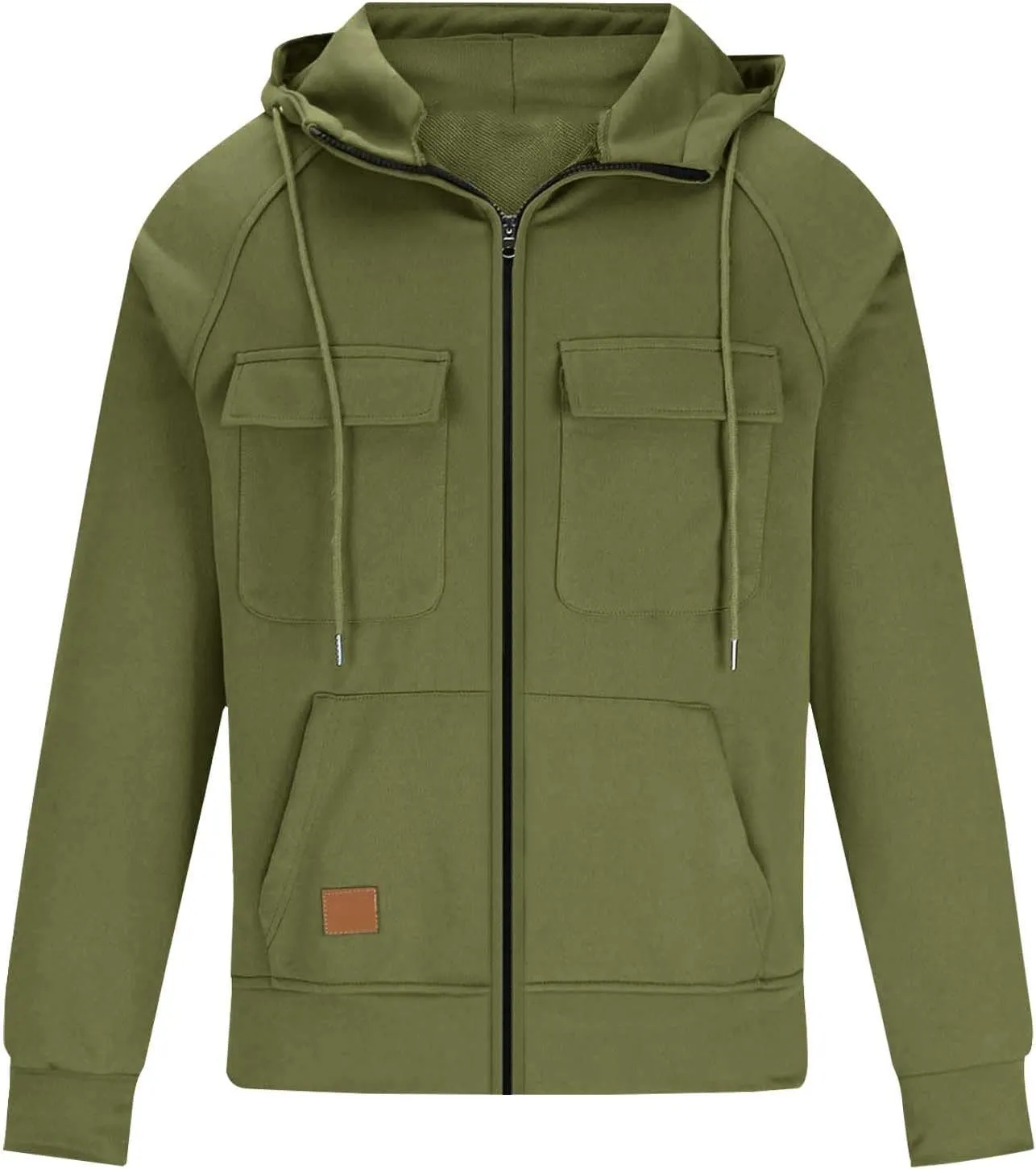 Mens Zip Up Tactical Hoodies Big and Tall Work Military Cargo Hooded Sweatshirt Hippie Aztec Cowboy Pullover Hoodies