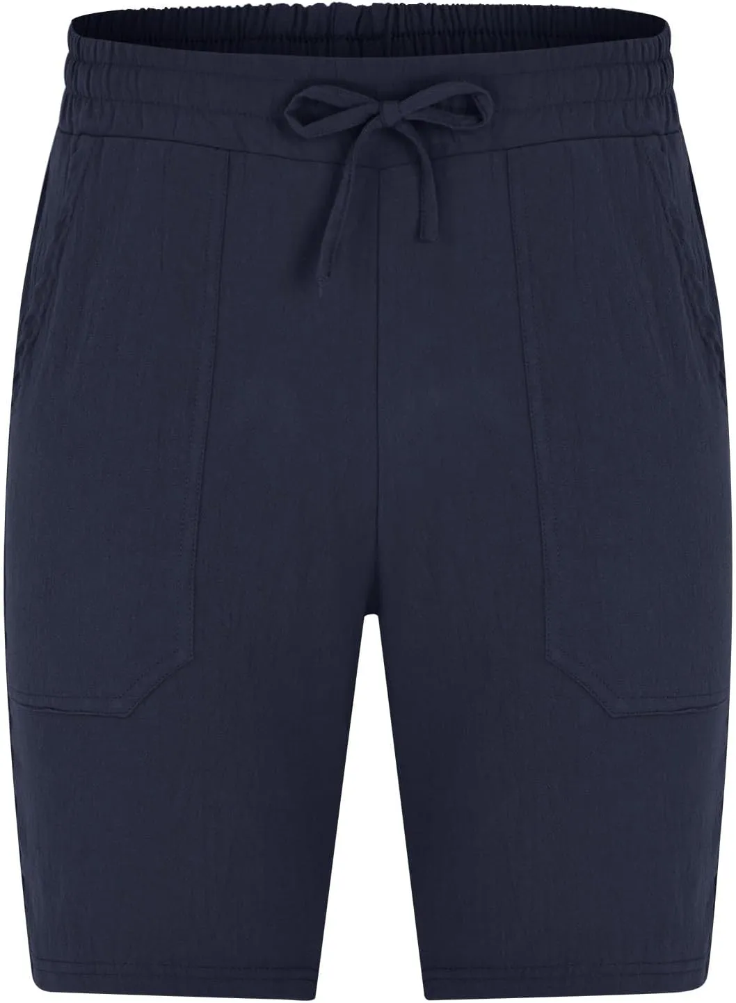 Muscularfit Cargo Shorts for Men Relaxed Fit Shorts with Pockets Summer Fashion Linen Cotton Shorts Stretch Athletic Shorts