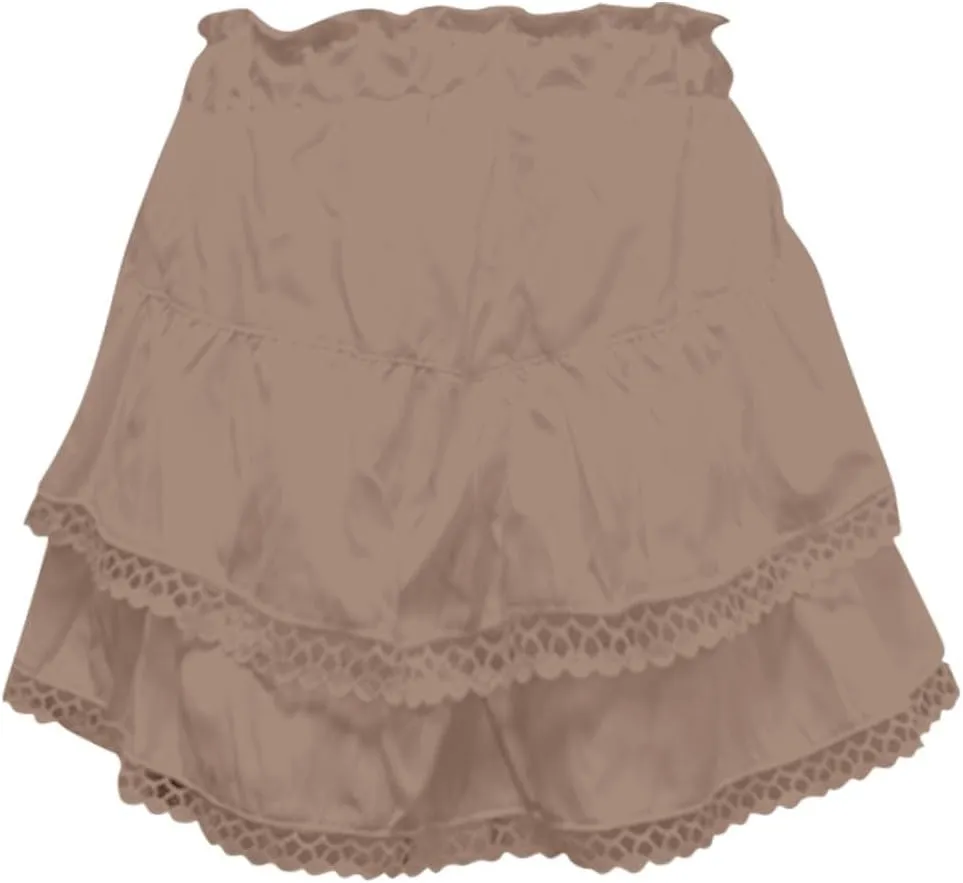 NBXNZWF Women Flowy Shorts High Waisted Summer Casual Boho Ruffle Skirts Cute Crochet Tiered Golf Tennis Y2K Mini Skorts