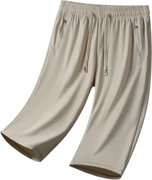 Onavee Iced Active Shorts for Women Women's Ice Silk Quick Drying Stretch Pants Ultra Stretch Breathable Casual Pants