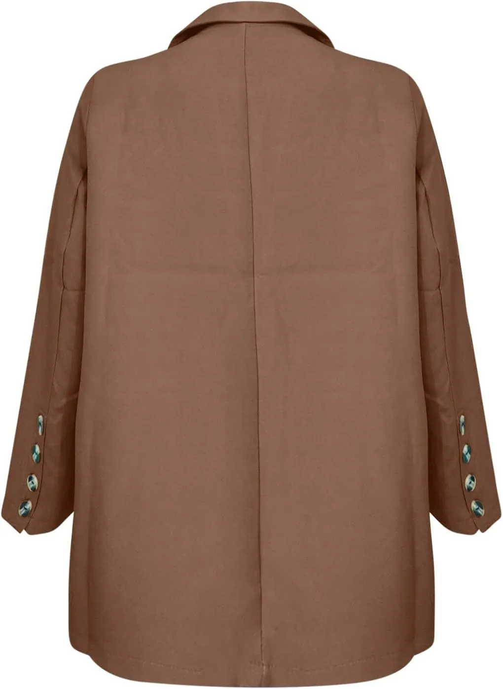 Oversized Blazers for Women Casual Open Front Button Suit Jackets Long Sleeve Lapel Jackets with Pockets