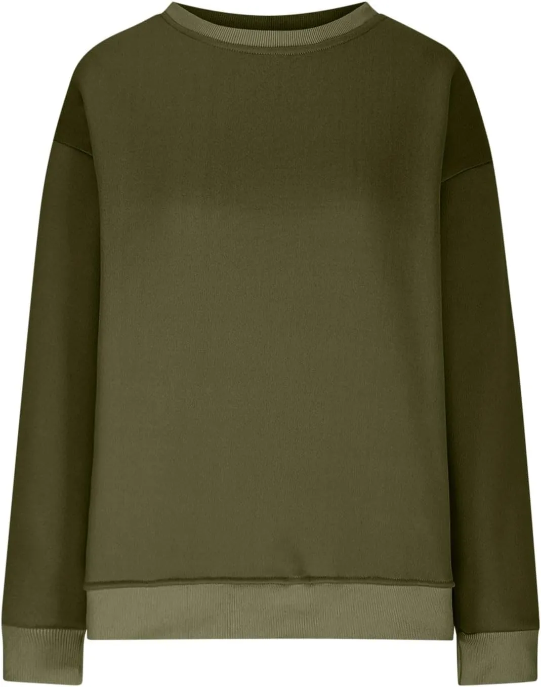 Oversized Crewneck Sweatshirts For Women Fleece Long Sleeve Pullover Tops Fall Fashion Outfits 2024 Winter Sweaters