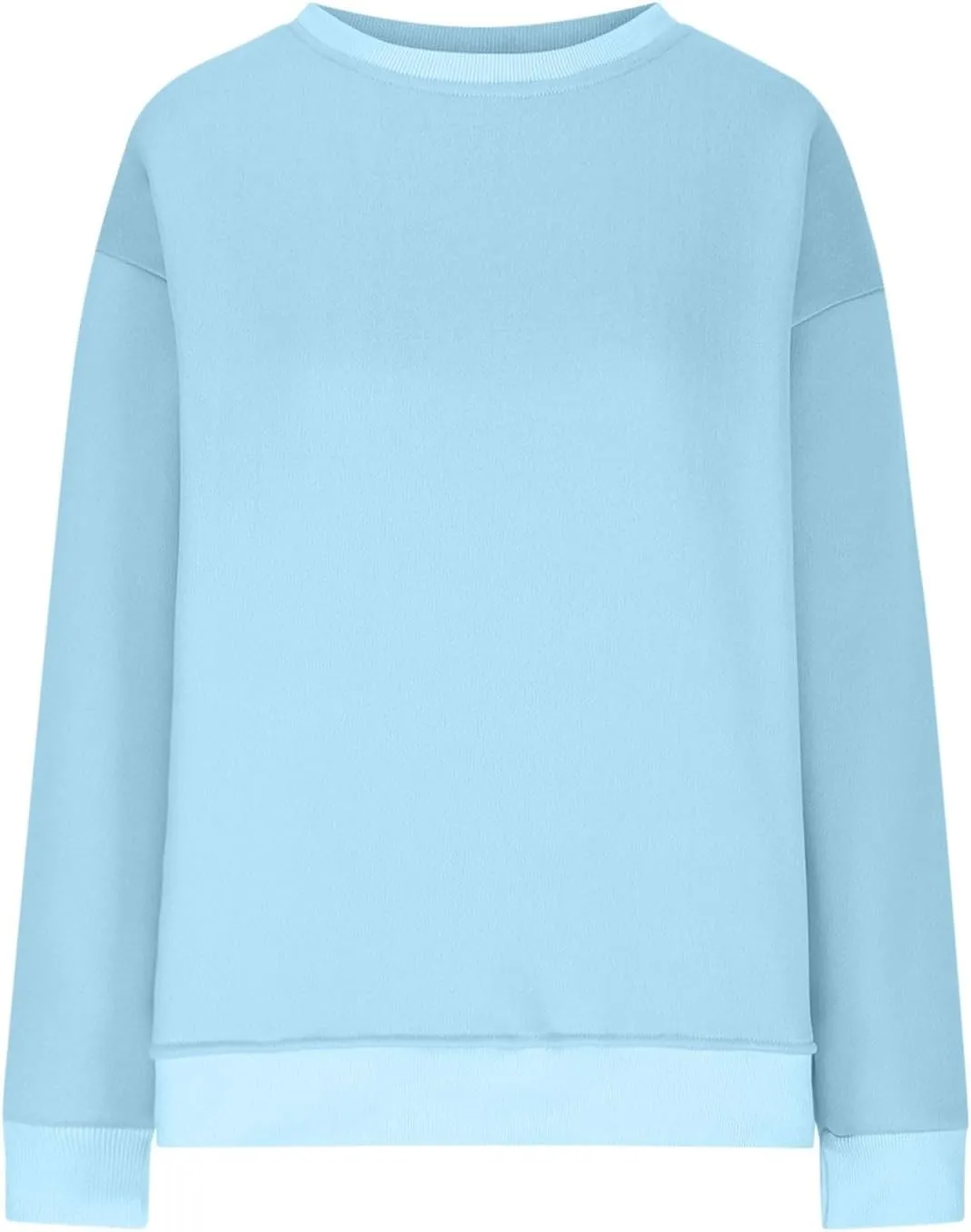 Oversized Crewneck Sweatshirts For Women Fleece Long Sleeve Pullover Tops Fall Fashion Outfits 2024 Winter Sweaters