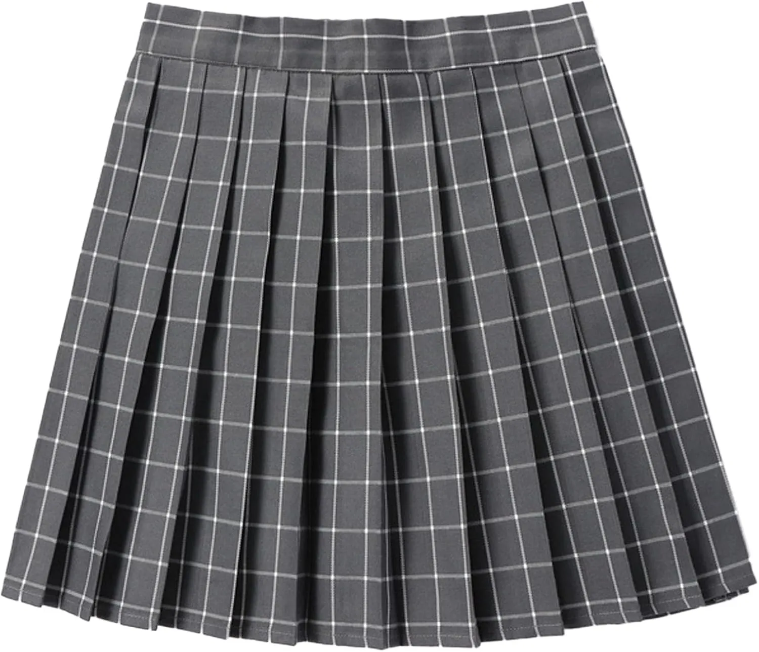 Pleated Skirts for Women Plus Size High Waist Pleated A Line Tummy Control Elastic Waist Skirt for Girls Trendy Clothes