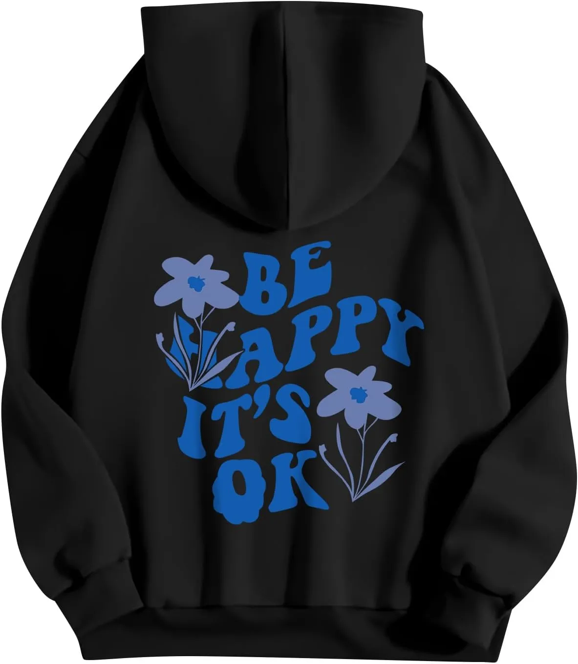 Preppy Hoodies Womens Pink Hoodie Fall Graphic Long Sleeve Drawstring Hooded Pocket Pullover Sweatshirts