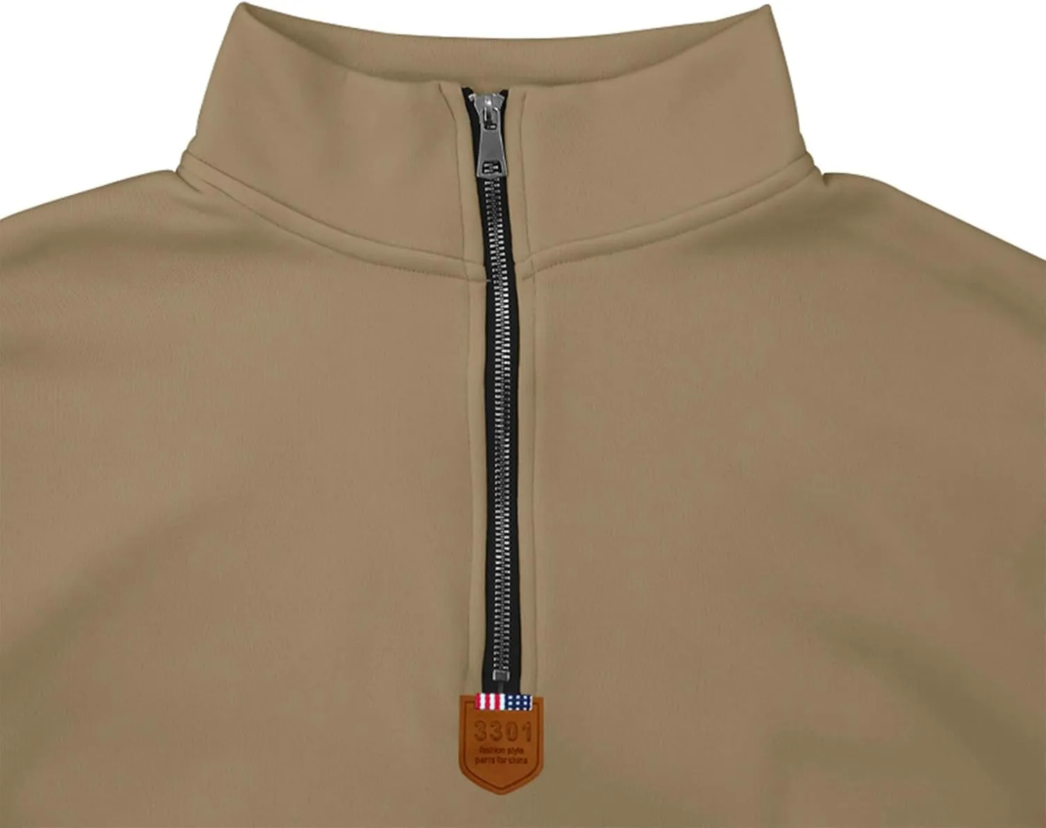 RTTUIOP Mens 1/4 Zip Pullover Fleece Western Sweaters Work Pullover Long Sleeve Solid Warm V Neck Quarter Zip Pullovers