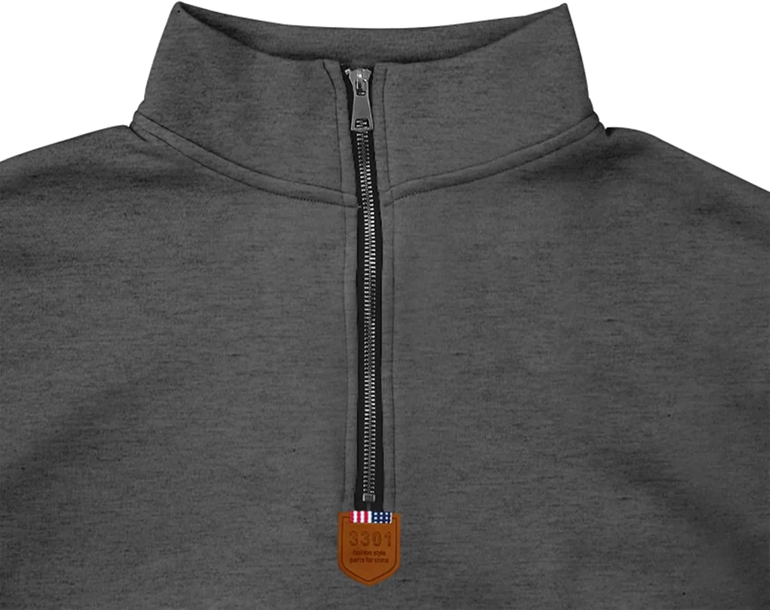 RTTUIOP Mens 1/4 Zip Pullover Fleece Western Sweaters Work Pullover Long Sleeve Solid Warm V Neck Quarter Zip Pullovers
