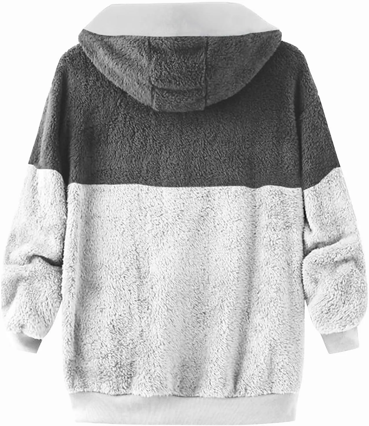 RTTUIOP Mens Fuzzy Sherpa Pullover Hoodie Sweatshirts Long Sleeve Sport Fall Outwear Sherpa Winter Sweater