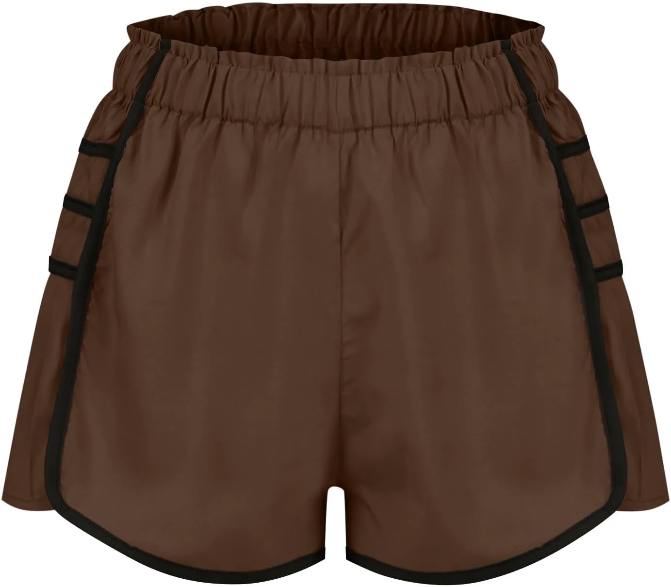 Running Shorts for Women High Waisted Sweat Shorts Quickl Dry Athletic Shorts Flowy Pleated Gym Shorts with Pockets