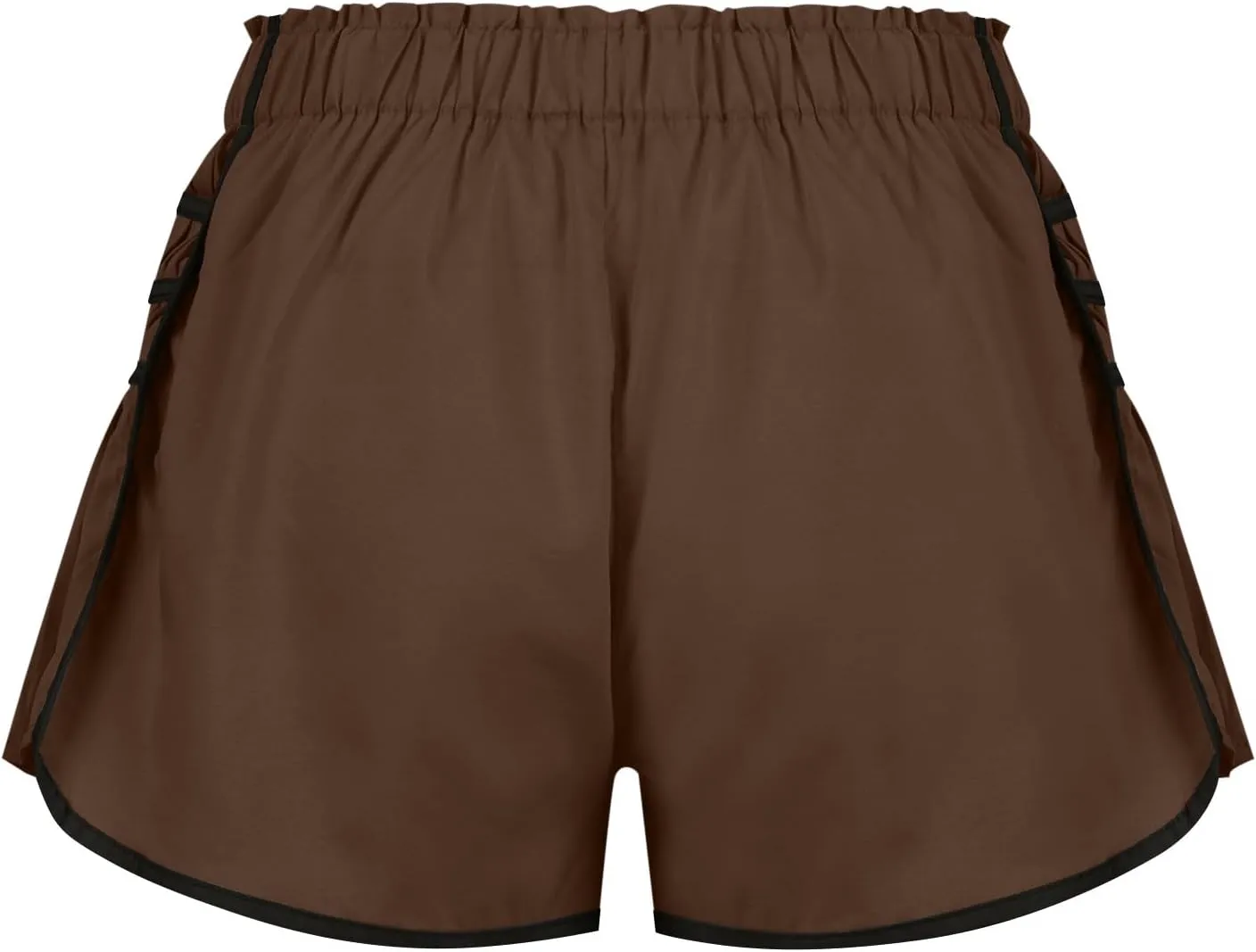 Running Shorts for Women High Waisted Sweat Shorts Quickl Dry Athletic Shorts Flowy Pleated Gym Shorts with Pockets