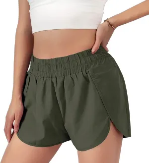 Running Shorts for Women Summer High Waisted Athletic Shorts Lightweight Workout Gym Short Sporty Quick Dry Clothing