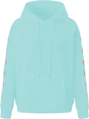Sastianaen Cute Graphic Hoodies for Teen Girls Y2k Oversized Print Hoodie Vintage Preppy Pullover Sweatshirt