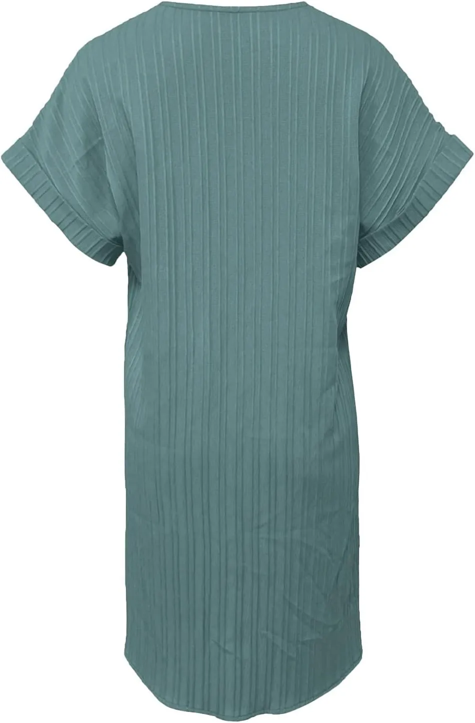 Shirt Dresses for Women, Women's Summer Casual T Shirt Dresses Short Sleeve Button Down Swing Dress with Pockets