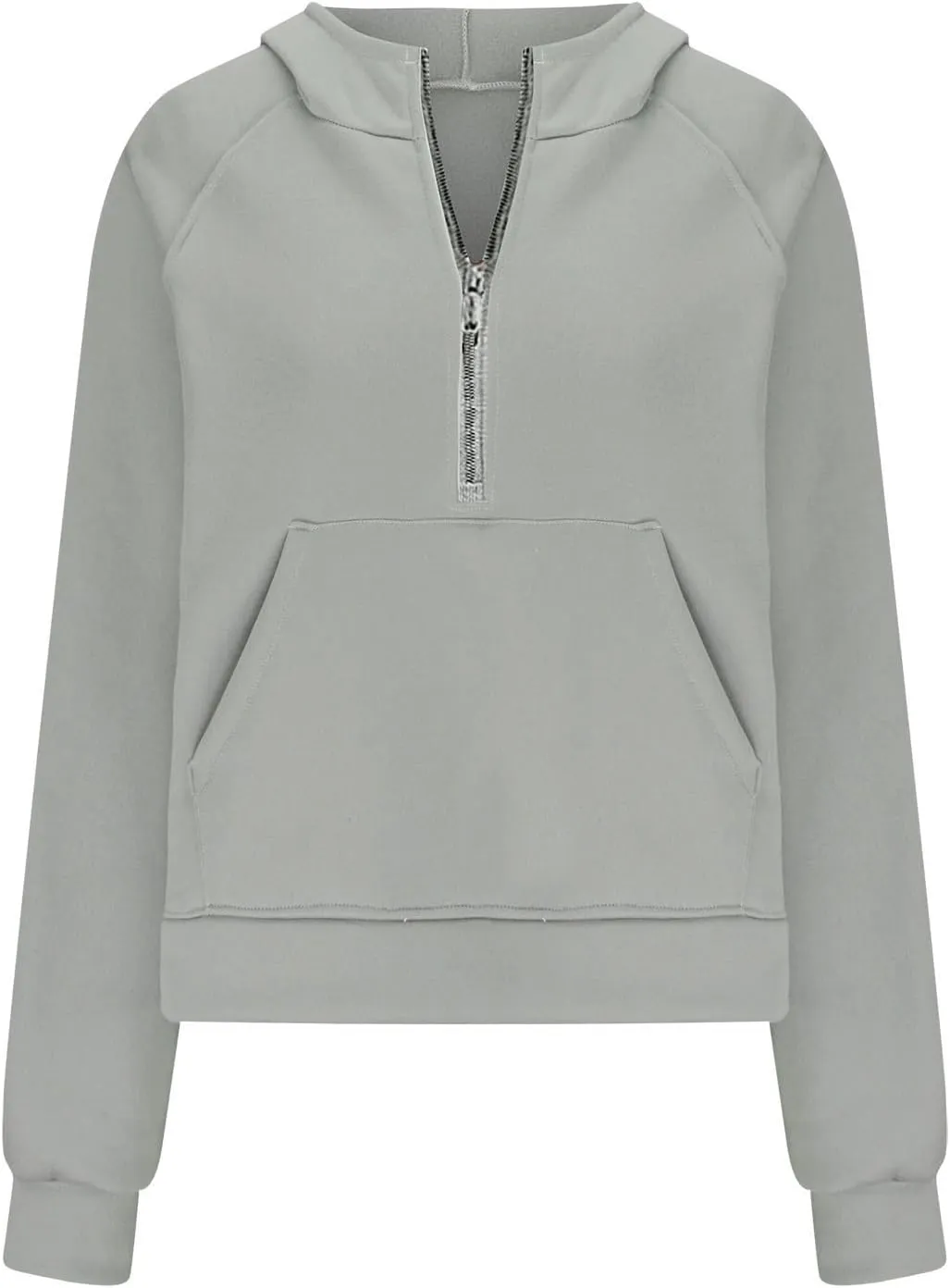 SMIDOW Womens Half Zip Up Sweatshirts Fall Fashion 2023 Oversized Cropped Pullover Fleece Quarter Zip Hoodies With Pockets