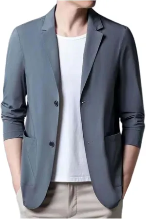 Suits for Men Simple Camouflage Pocket Cardigan Suit Botton Sweater Jacket Mens Jacket Jacket Mens Jacket Suit