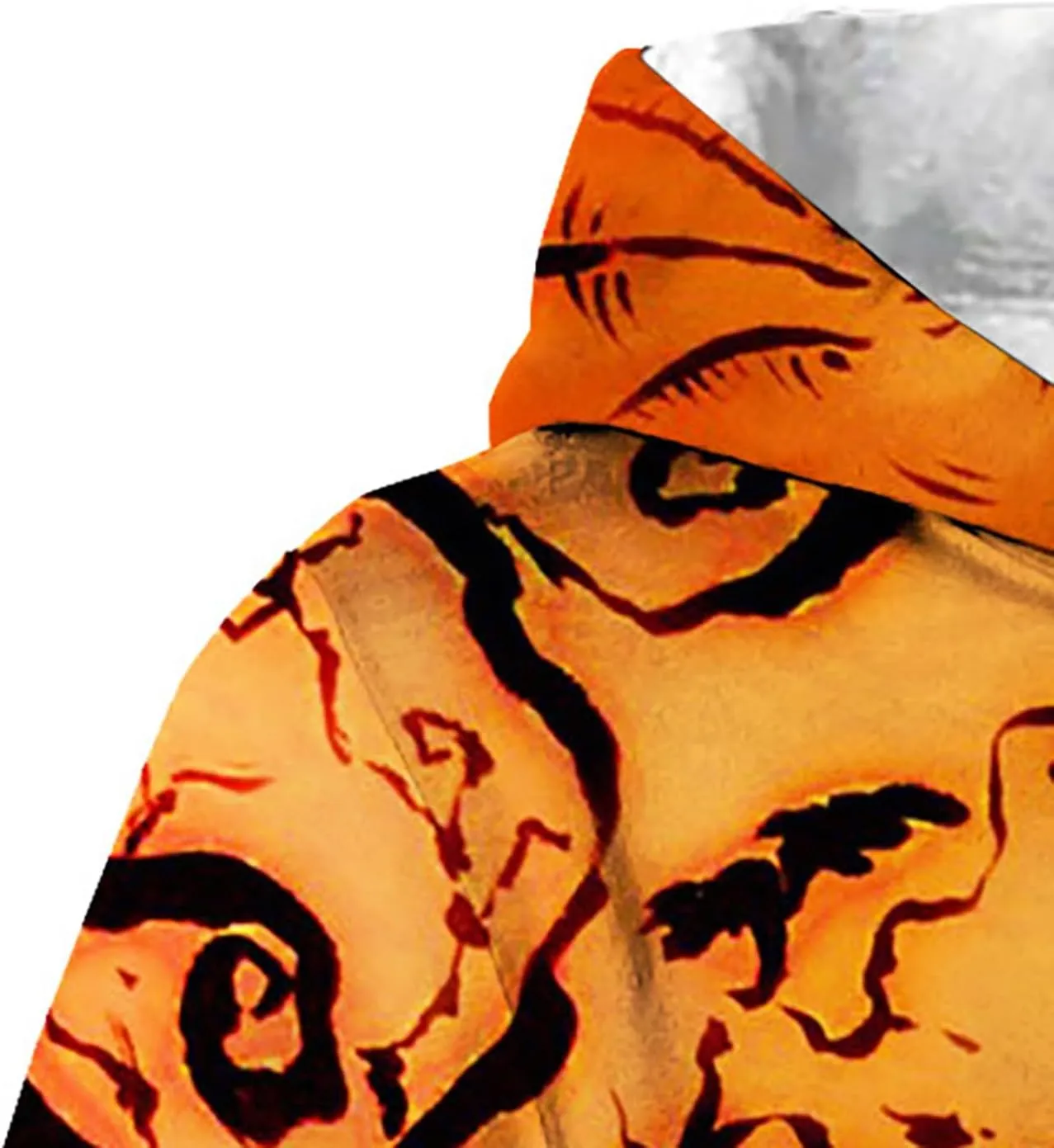 Sweaters For Men Pumpkin Print Hooded Sweatshirt Womens Hoodies Weighted Hoodie Gray Hoodies For Thick Hoodie Gray