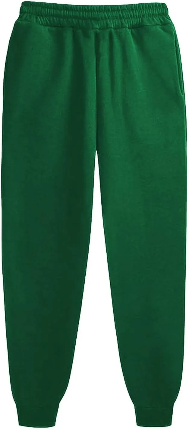 Sweatpants Women Fleece Joggers Drawstring High Waisted Athletic Jogging Pants Cinch Bottom Sweat Pants with Pockets