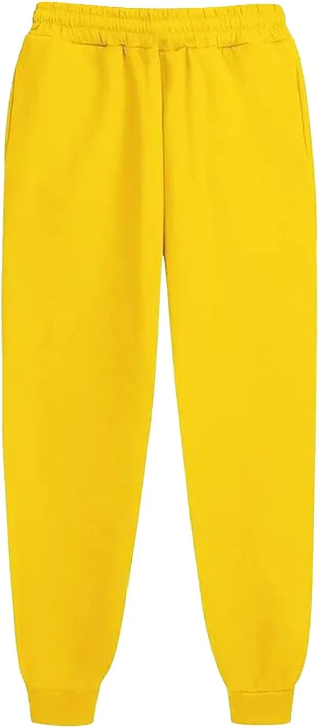 Sweatpants Women Fleece Joggers Drawstring High Waisted Athletic Jogging Pants Cinch Bottom Sweat Pants with Pockets