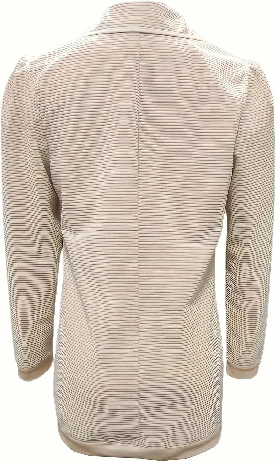 Tweed Blazers for Women Business Casual Open Front Long Sleeve Jackets Work Office Double Breasted Blazer