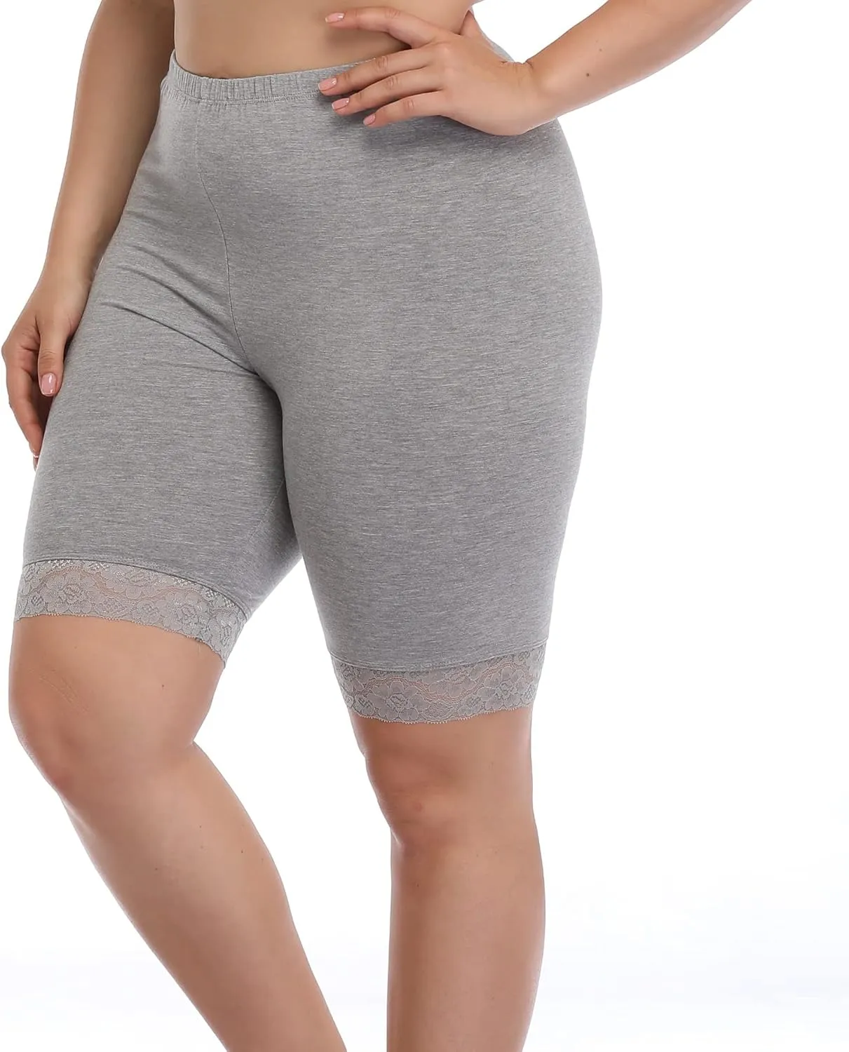 VESHINE Smooth Slip Shorts Yoga Shorts Bike Shorts Spandex Stretch Boyshorts Anti Chafing