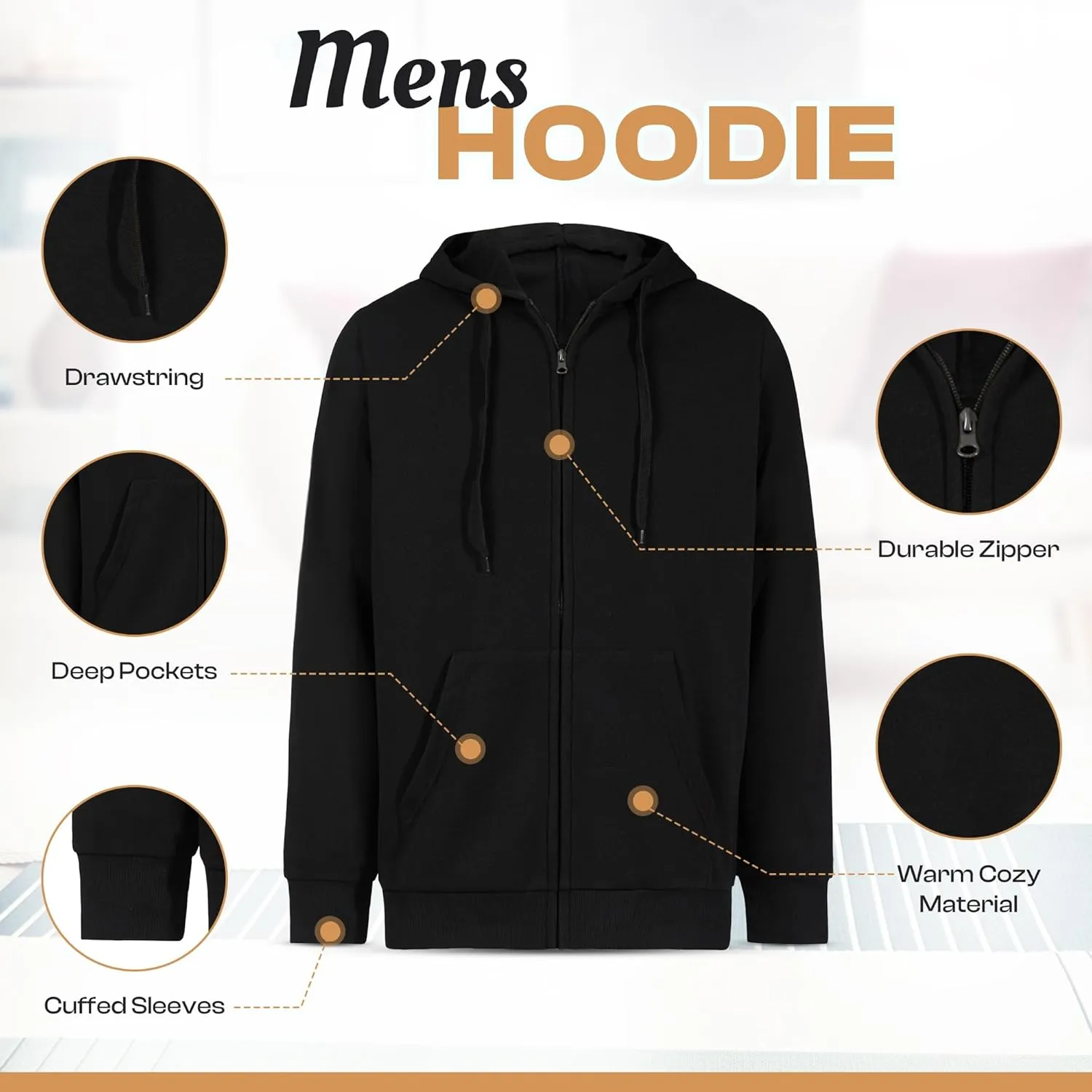 Victory League Mens Hoodie 3-pack: Men's Hoodies & Sweatshirts