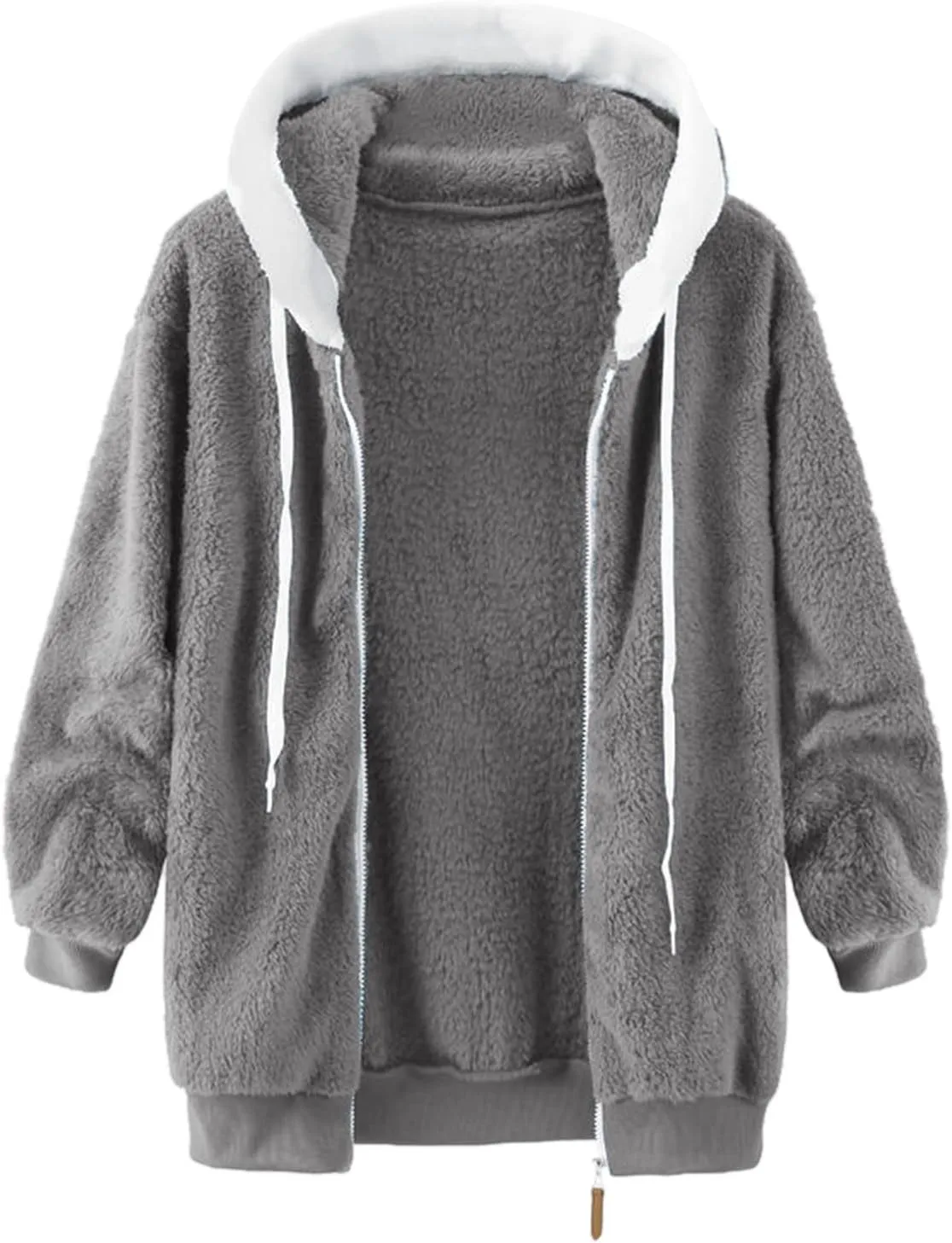 Warm Snow Fleece Winter Jacket Winter Warm Wool Overcoat Cotton Overcoat Overcoat Pullover Sherpa Fleece Zip Up
