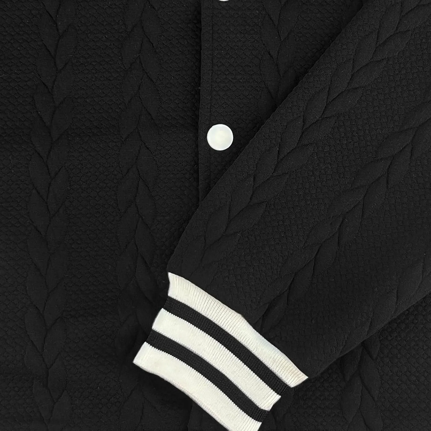 WENKOMG1 Mens Vasity Letterman Jacket Long Sleeve Slim Fit Textured Cotton Blend Baseball Jacket Fashion Bomber Jackets
